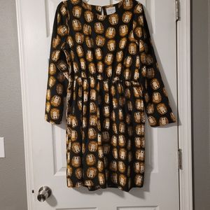 Modcloth Leo Lion Dress L